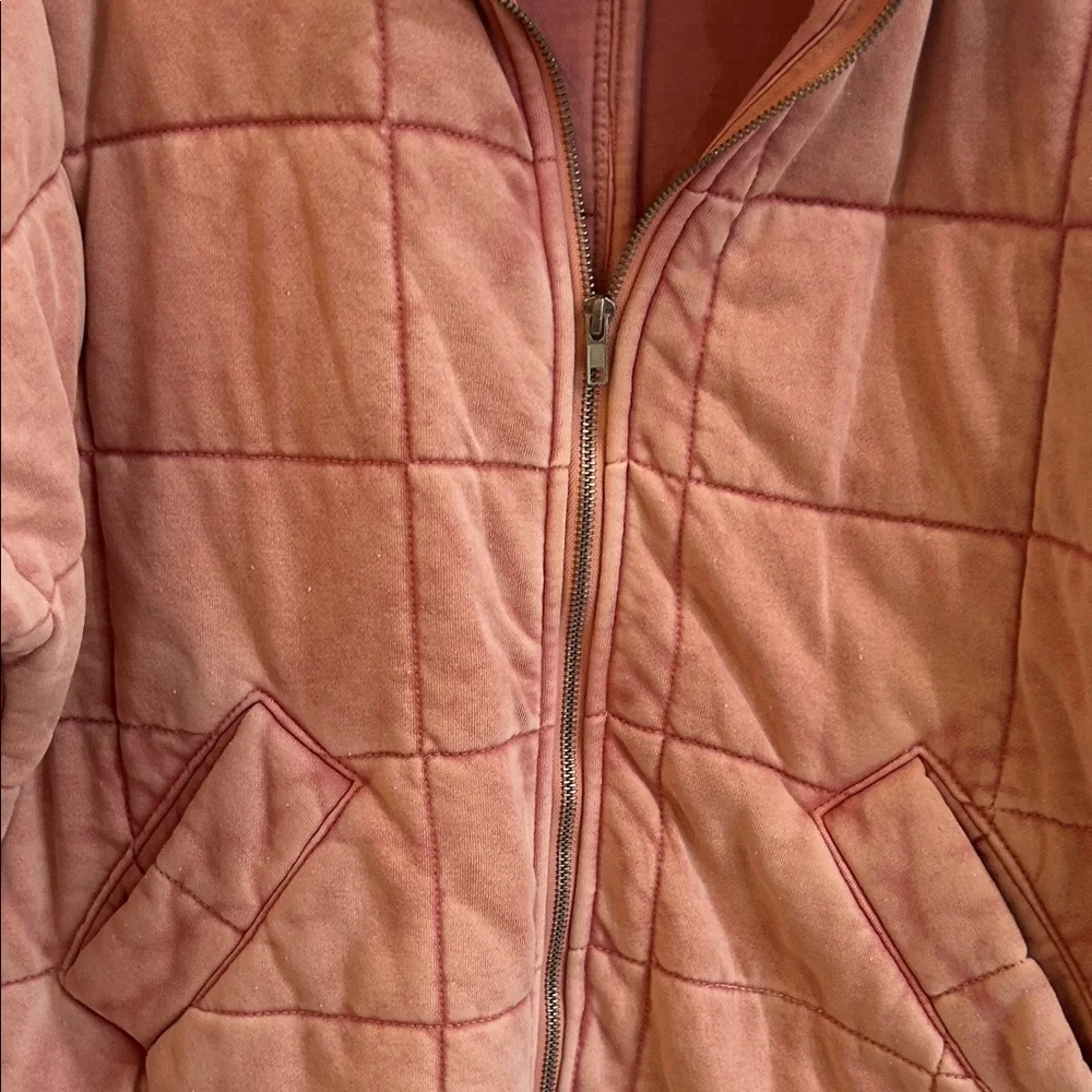 Forever 21 Quilted Cotton  Puffer Jacket - Dusty Pink - Picture 4 of 7